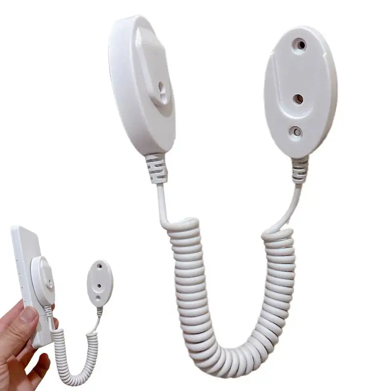 

Remote Control Anti Lost Wall-Mount Remote Control Anti Loss With Spring TV Remote Holder Curly Wire Retractable For Controllers