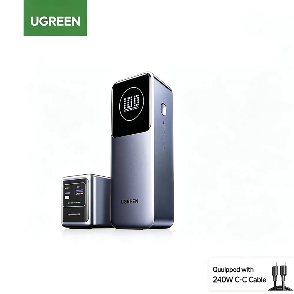 

UGREEN Power Bank 12000mAh PD 100W Fast Charging Mini Portable External Battery Large Capacity for iPhone 17 Xiaomi Laptop