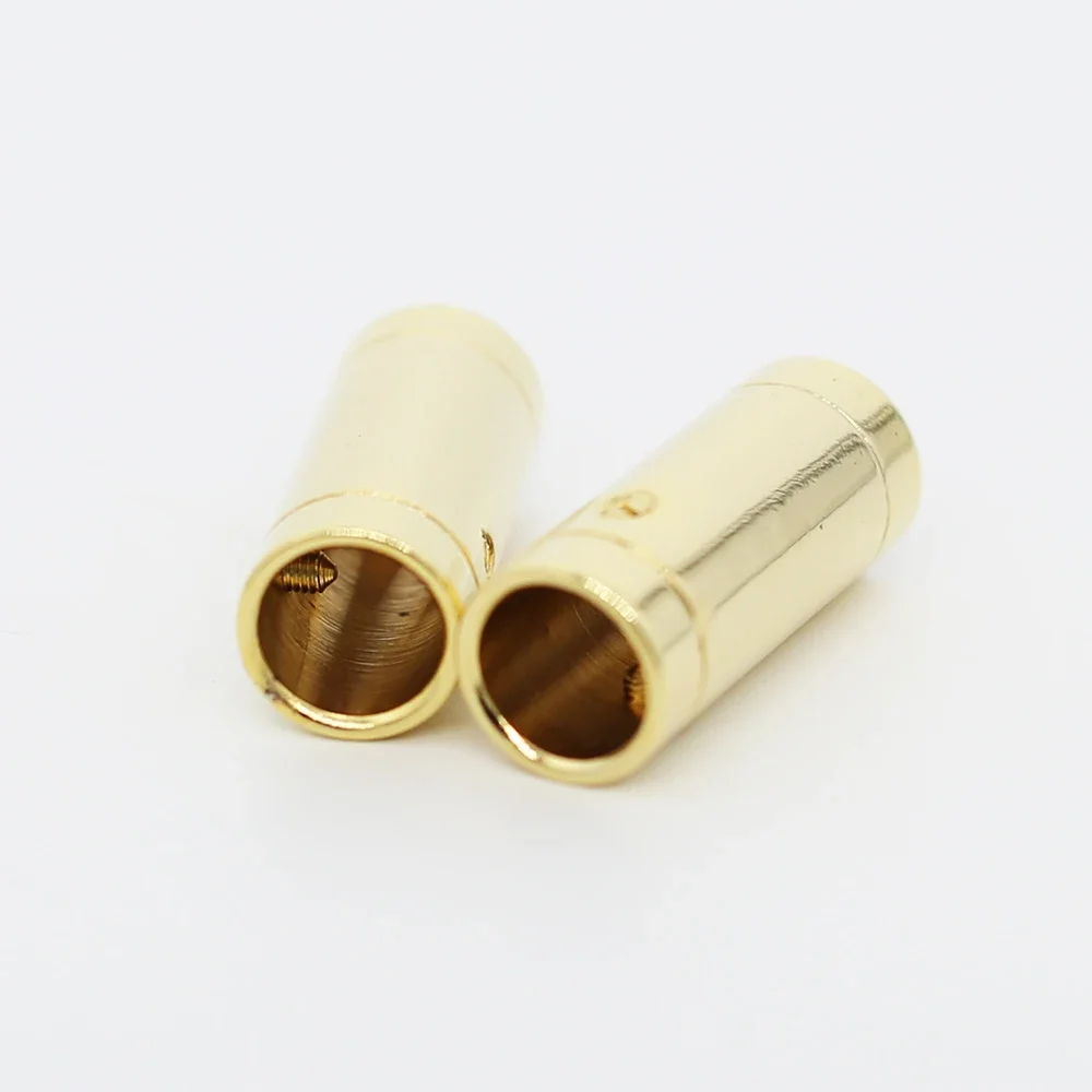 4 pcs Gold Plated Speaker Cable Audio Cable Wire Pants Boots Y splitter 1 to 2 Cable Pants