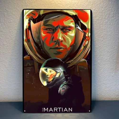 The Martian Movie Metal Poster - Collectable Tin Sign - 20x30cm