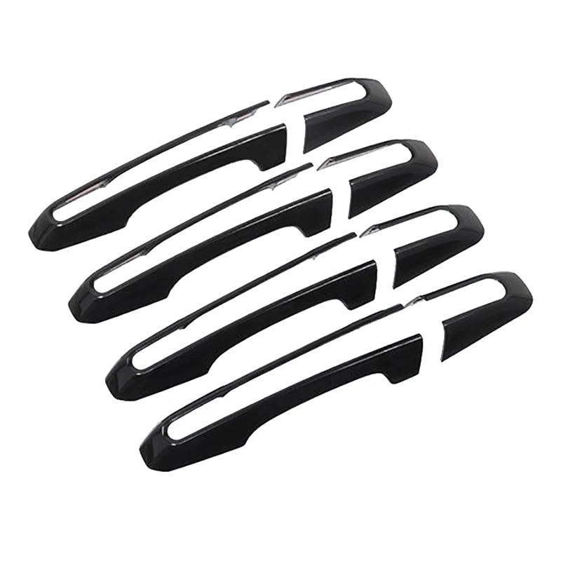 

Door Handle Cover Trim For-Jaguar XE XF F-Pace X761 for Land Rover Discovery 5 Sport Evoque Car Accessories, Black