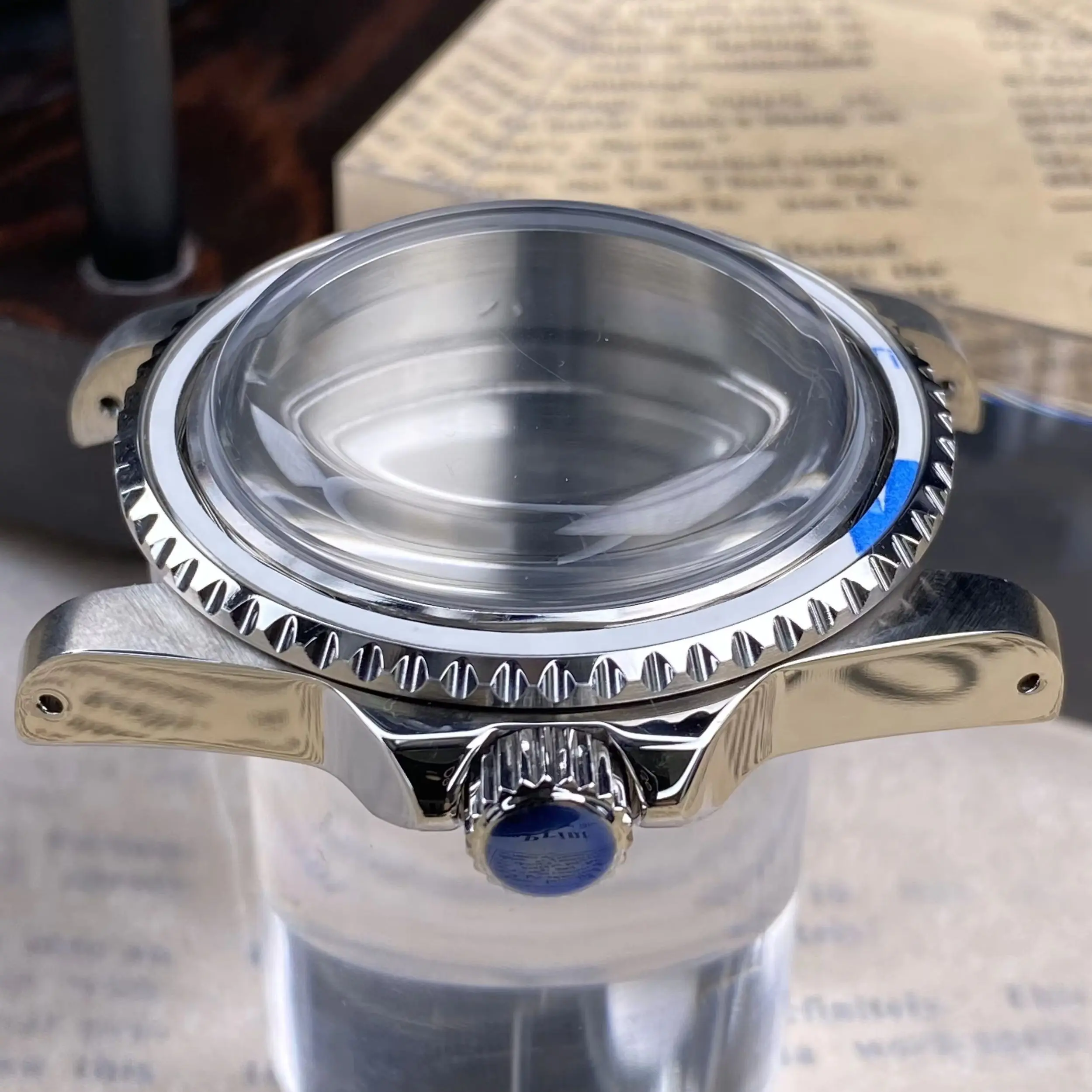 NH35 Retro Case 39.5mm GMT/SUB Stainless Steel For Seiko MOD fit nh34 nh35 nh36 movement 28.5mm Dial Accessories watch case