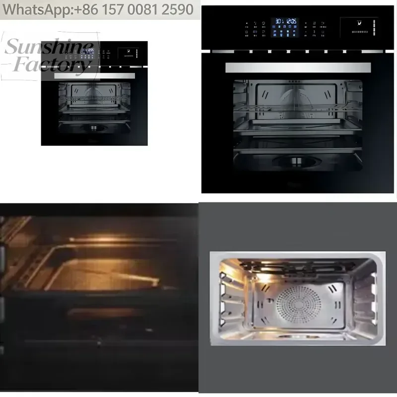 Built in Steam Oven Kitchen Cooking Appliance Cake Bread Baking Food Defrosting Household Convection Barbecue 304 Food