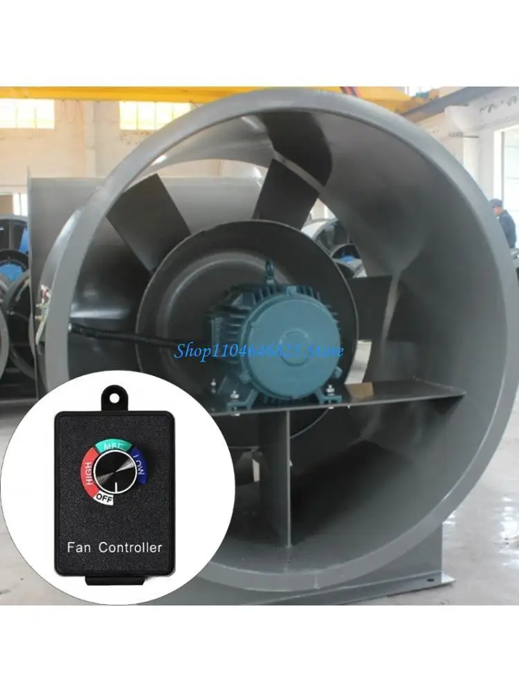 

350 Вт контроллер переменной скорости вентилятора HVAC регулятор вентилятора электродвигателя реостат для гидропоники простой в