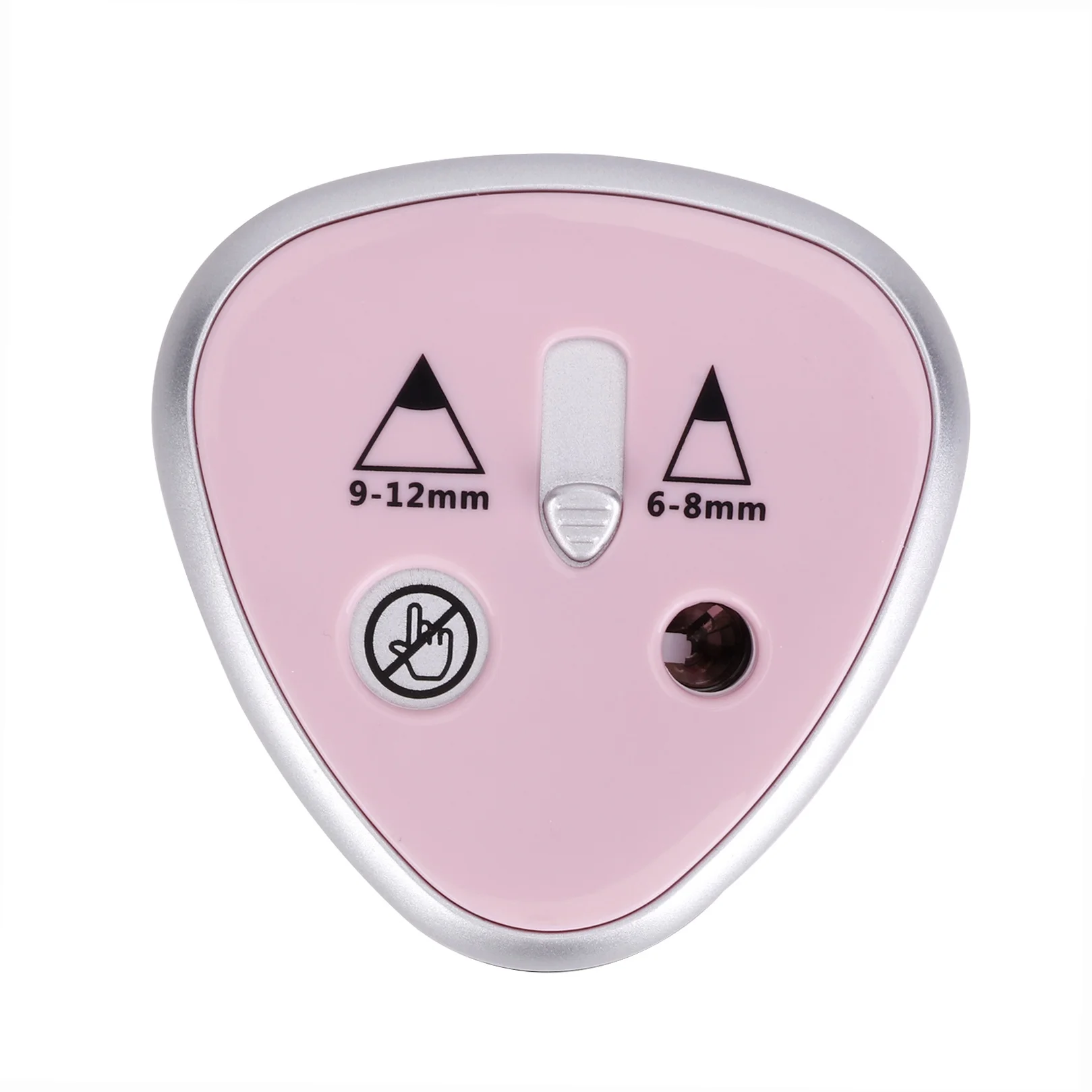 Multi-functional Automatic Electric Pencil Sharpener Battery Operated with 2 Holes(6-8mm / 9-12mm) for Home School Student Pink
