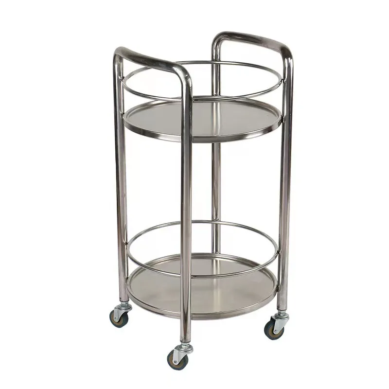 Stainless steel, food delivery cart mobile, garden wine cart, titanium service cart hotel trolley, luxury wine cart