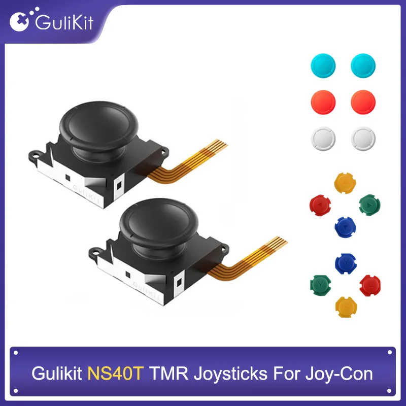 عصا التحكم Gulikit NS40T TMR للتحكم JoyCon عصا بديلة لملحقات إصلاح نينتندو سويتش OLED NS Lite