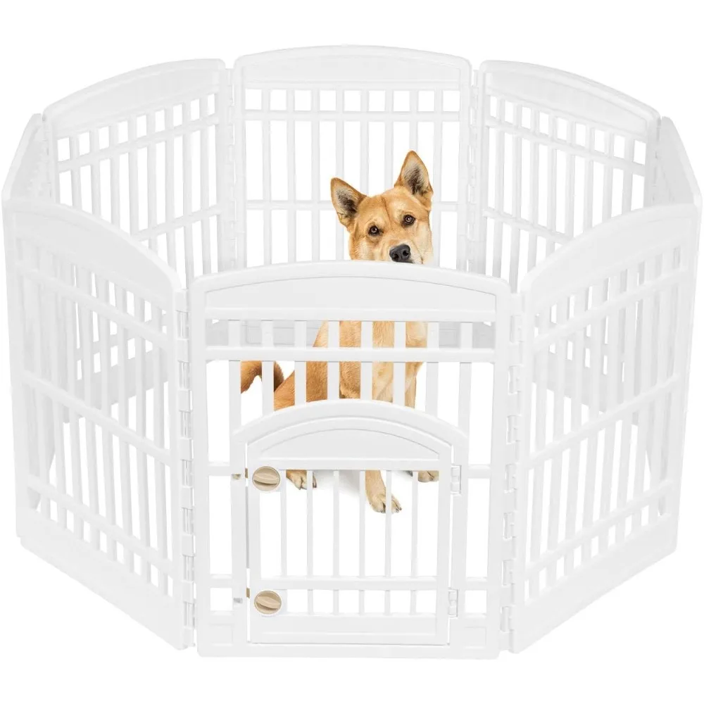 IRIS USA Dog Playpen, 8-Panel 34