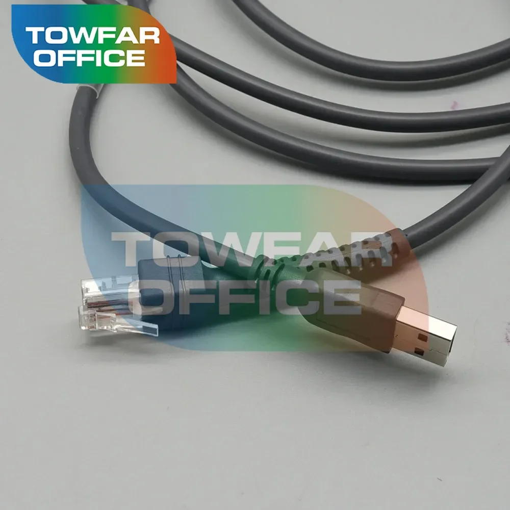 10pcs Compatible New Scanner 2m USB Cable support for Symbol Motorola LS2208 LS4208 Barcode scanner