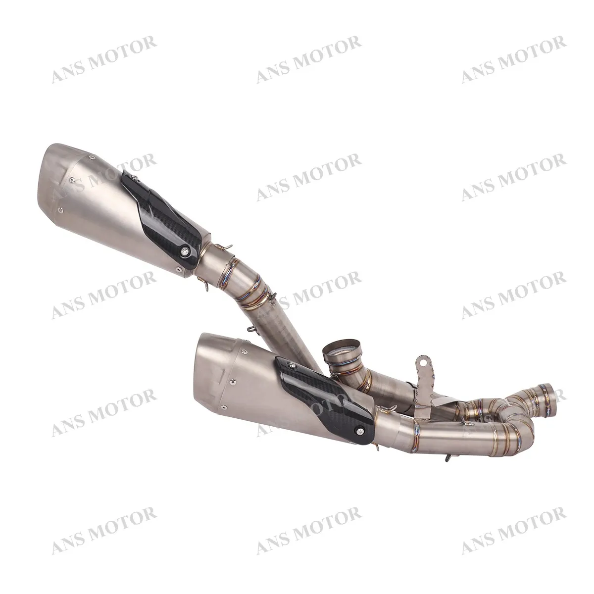 For Ducati Panigale V4 Streetfighter V4 Motorcycle Escape Exhaust Slip On Link Pipe With DB Killer Titanium/Stainless - Image 5