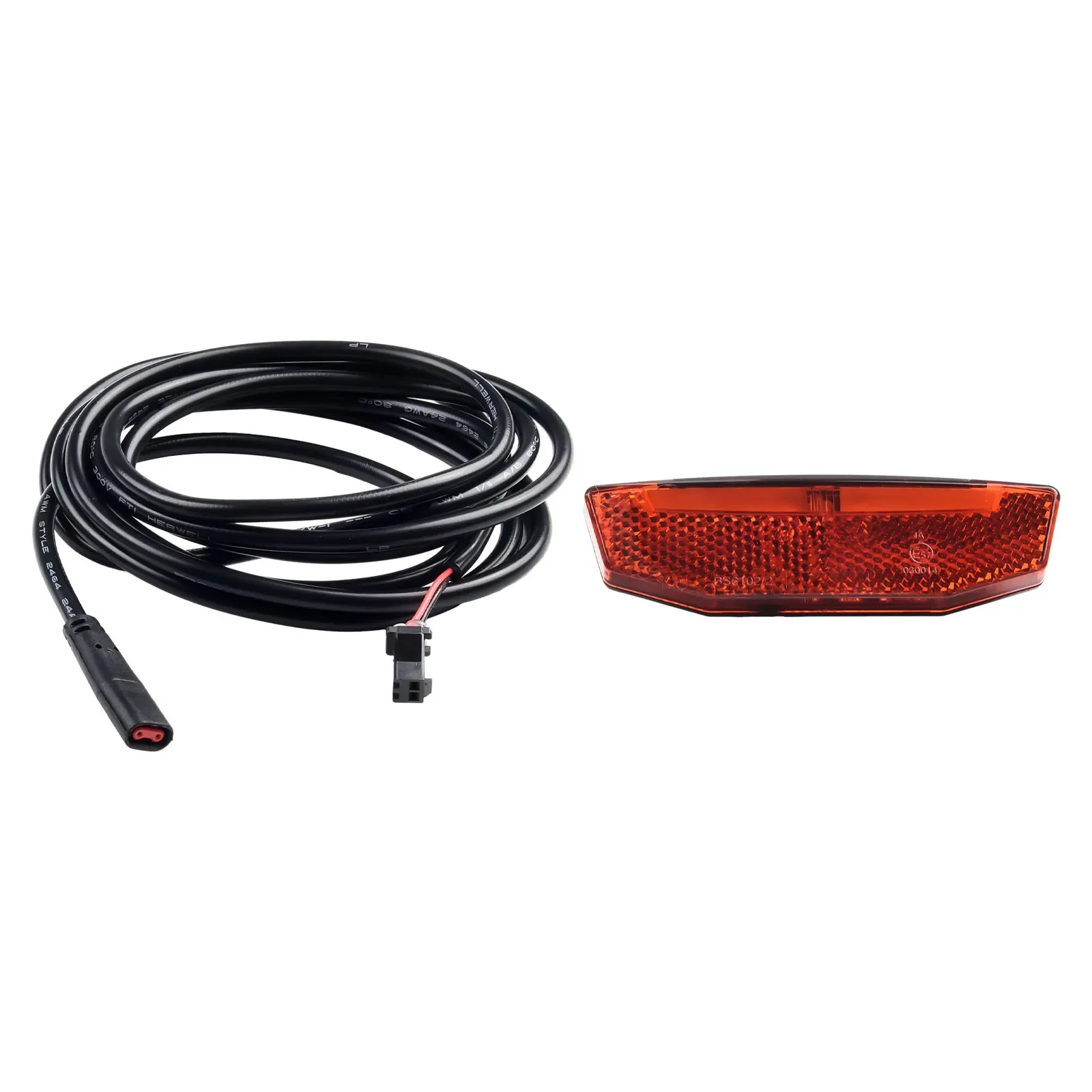 E-scooter Tail Light Electric Bicycle 36V 48V Ebike Rear Light S M/ Waterproof Interface Connections Bike Tail Light