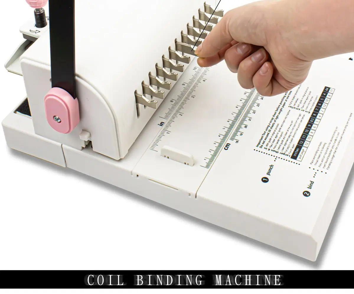 Binding Machine 2:1 Double Wire Binding Machine Machine Single-pass 20 Pages Pun