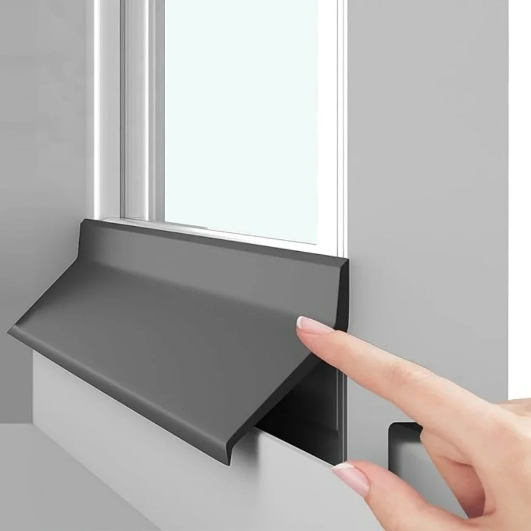 

1pc Window Water Blocking Bar，Balcony Waterproof Rainproof Water Guide，Plate Home Window Blocking Board Sealing Strip