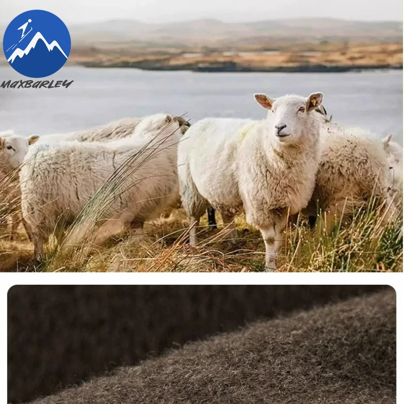 معطف صوفي للرجال من Maxbarley سميك للعمل في الهواء الطلق، سترات مبطنة دافئة من ريش الإوز، سترات شتوية خفيفة الوزن للسفر