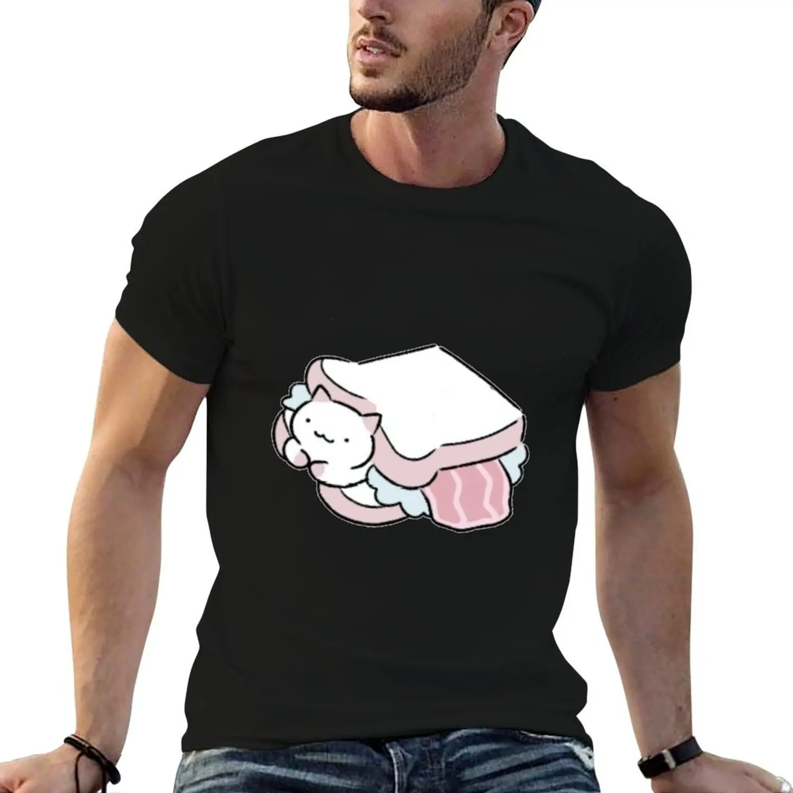 

Sandwich [Fushigi Neko no Kyuu-chan] T-Shirt t shirt man plain man t shirt graphic T-Shirt