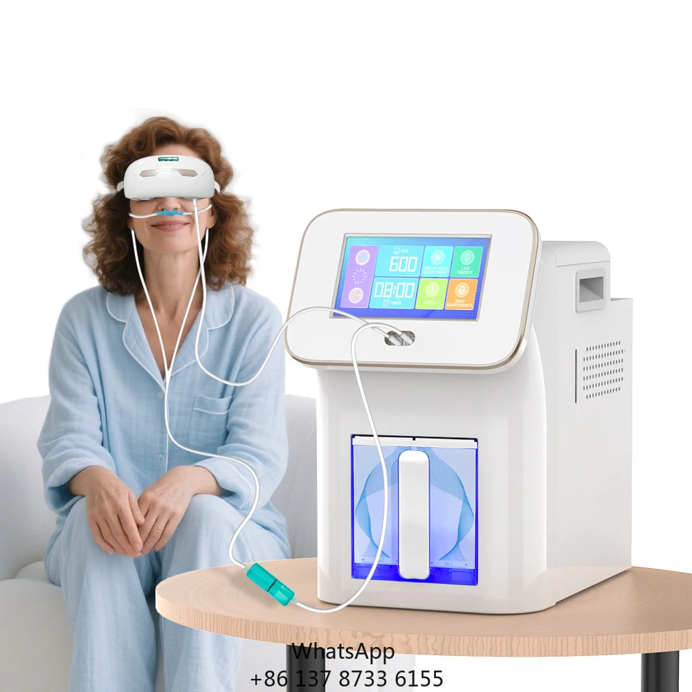 

Hydrogen Therapy Machine High Capacity 3000ml Hydrogen Oxygen Inhalation Machine Generator Brown Gas Generator H2 Inhaler Device