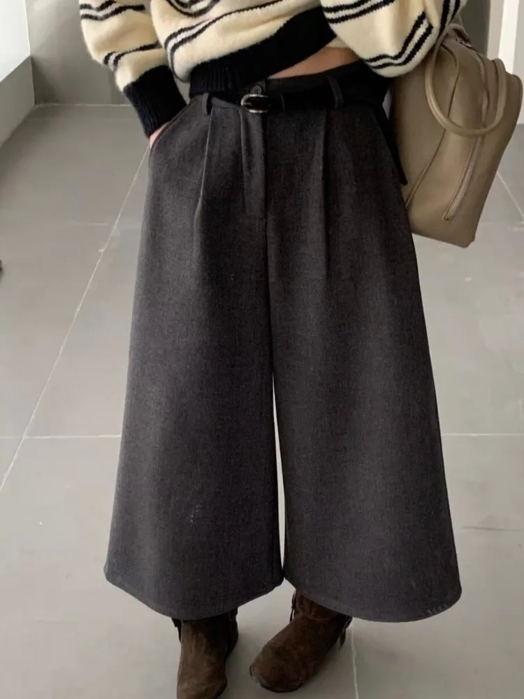 Faionable شيك شتاء جديد Fce اصطف المرأة سراويل تقليدية عالية الخصر الكورية Sle عالية الخصر تنوعا التخسيس العصرية #1