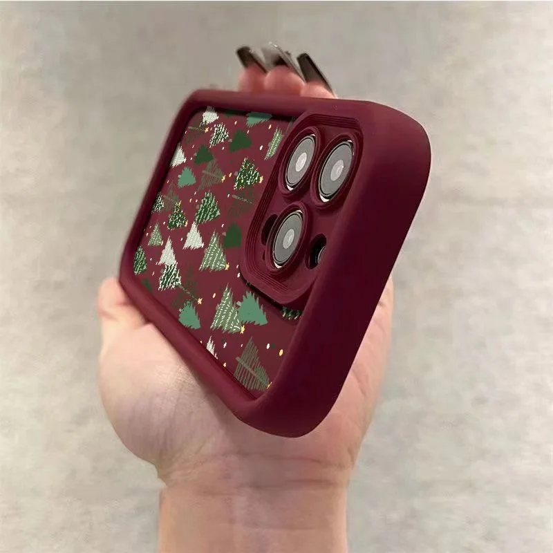 شجرة عيد الميلاد السنة الجديدة نمط سيليكون قضية الهاتف ل Xiaomi Redmi 15 15C 14C 13C 12C 10C A5 نوت 14 13 12 برو زائد 11 12S 11S #6