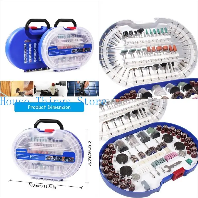 Comprehensive 276 Piece Rotary Tool Kits Polishing Grinding Heads for Home Renovations Jewelry Making and Model Crafting