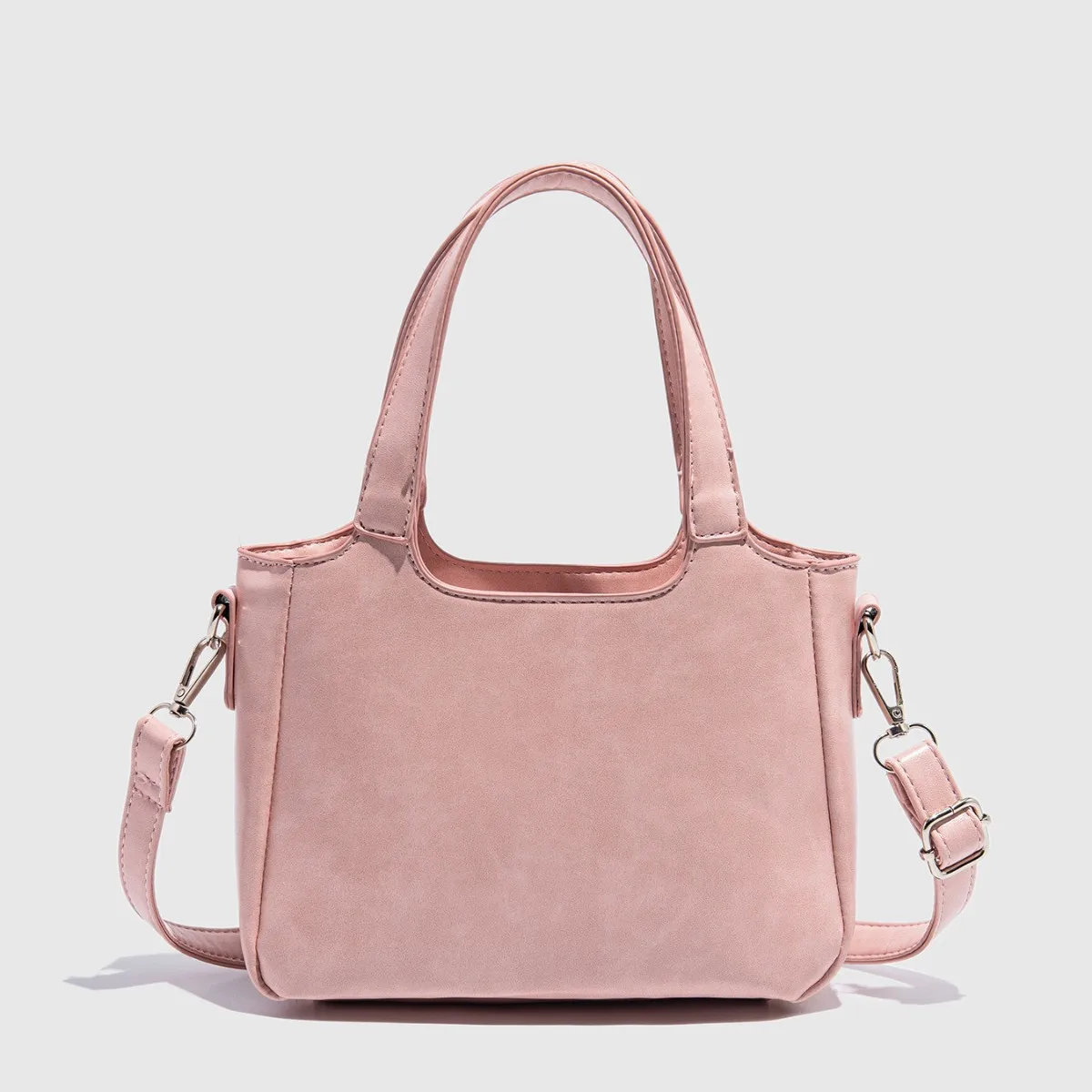 

Solid Color Women's Bag Korean Style Summer New Handbag Large Capacity Commuting Shoulder Bag Temperament Fashion Crossbody Bag