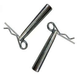 150 juegos de Clips de Pin R de armadura, conector, piezas de Hardware de hierro, ensamblar pines de espiga universales F34 para acoplador cónico, caja de armazón de escenario