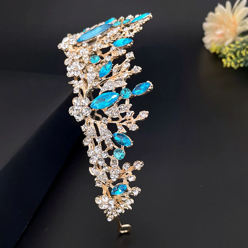 

Wedding Headdress Rhinestone Elements Bridal Decor Birthday Headband Elegant Headdress Costume Party Prom Hair Accessory