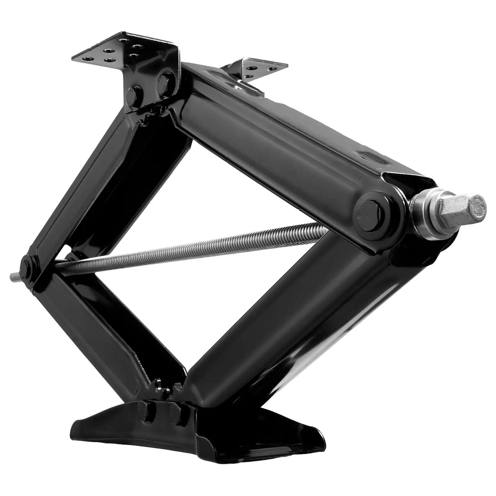 

5000 lbs RV Scissor Jacks, 4-23.4 in Stabilizer Leveling Jacks, Set of 2, Durable RV Stabilizer with Crank Handle, Socket, and B