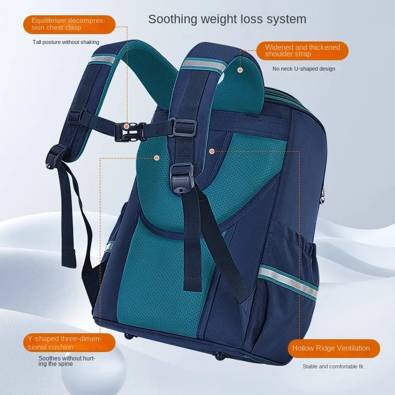 Disney Mickey Boy Girl School Bag Grade 1-6 Primary Student Shoulder Orthopedic Backpack Large Capacity Water Proof Mochilas