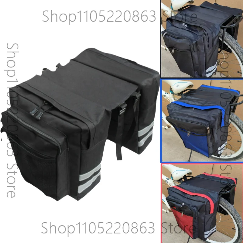 

Bicycle bag, rear luggage rack, double-sided design, durable rear seat bag and large-capacity, waterproof bicycle accessory bag