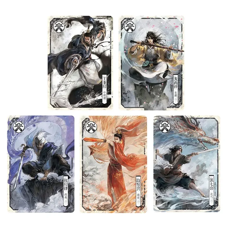 Tarjeta de colección genuina KAYOU, la leyenda de los héroes Condor, Jin Yong's Caballeros, CSQL/CSQL/LJ/ZSQL/HXBH/YXZQ/QXXW/MJ/GJ