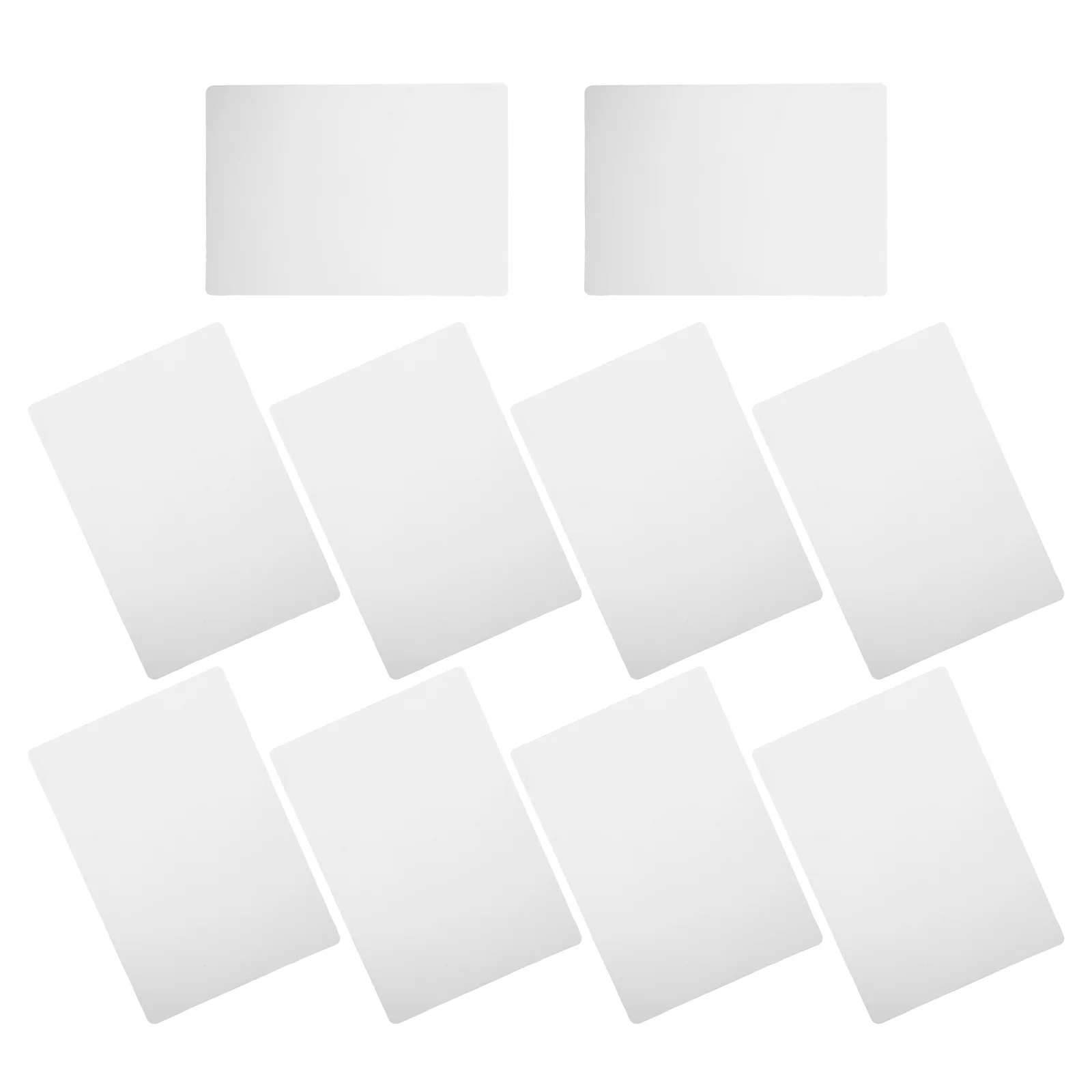 

10Pcs Plastic Stencil Sheets Clear 18.65x5.5 Inch Reusable Stencil Painting Supplies for Artwork Tracing Templates Creative