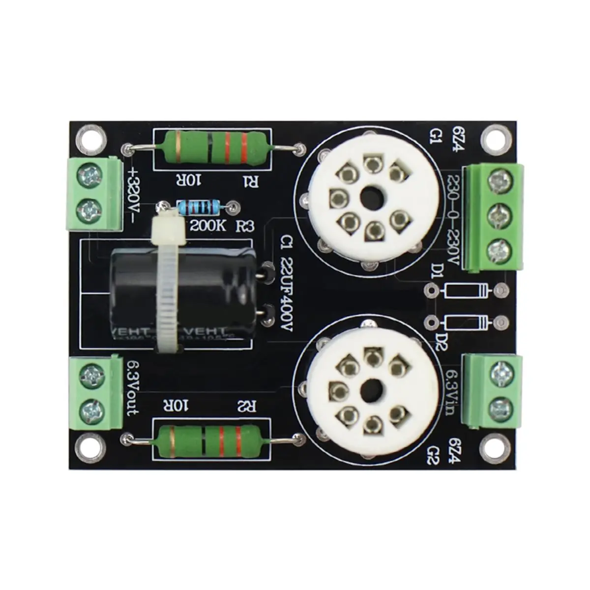 2026 New 6Z4 Rectifier Dual Tube Preamplifier Bile Rectifier Filter Board Experimental Power Supply Single Dual Power Winding