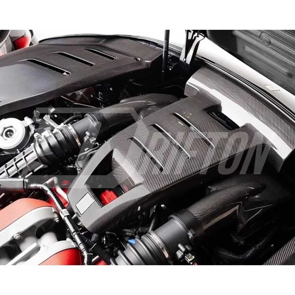 Dry Carbon Fiber Engine Bay Cover for Ferrari Purosangue FUV
