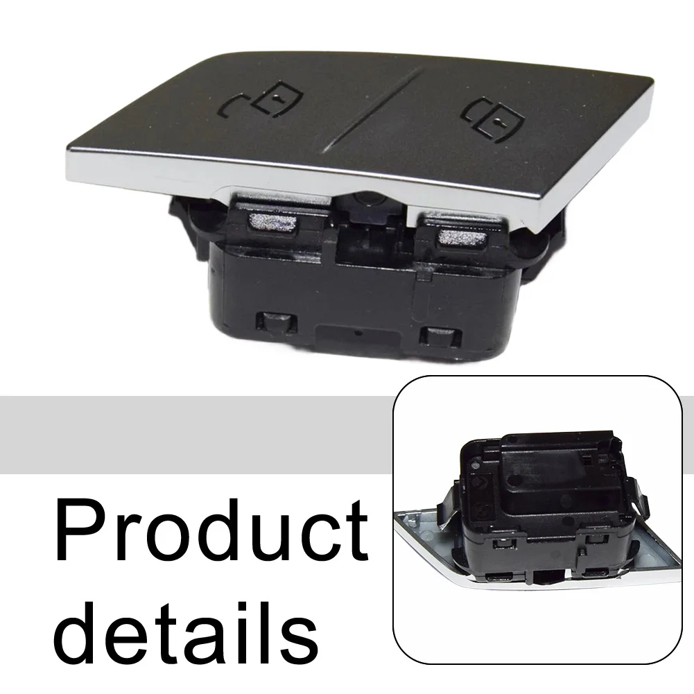 

Black Silver Left Lock Switch Easy Install Locking Switch For BMW Switch Replacement Installation Left Side Fit