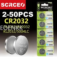 New2-50PCS CR2032 3V Lithium Battery CR 2032 Button Battery For Watch Toy Calculator Car Remote Control Button Coin Cell
