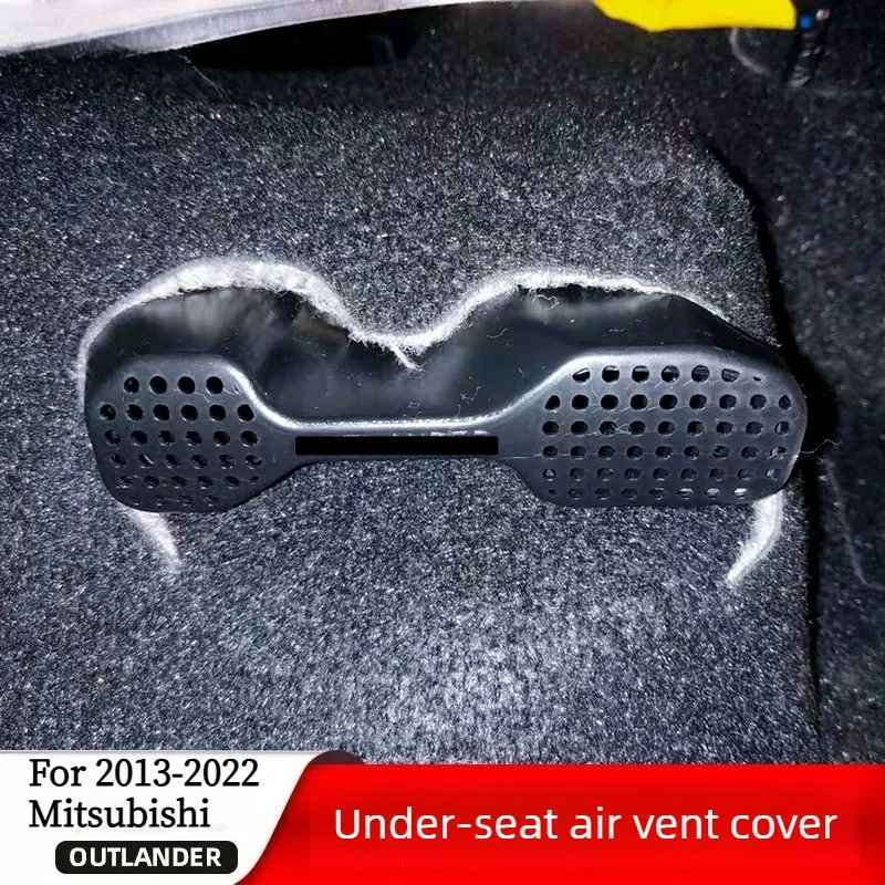 Air Outlet Protective Cover Under Seat Air Inlet Cover Interior Modification Parts Fit For 2013-2022 Mitsubishi Outlander