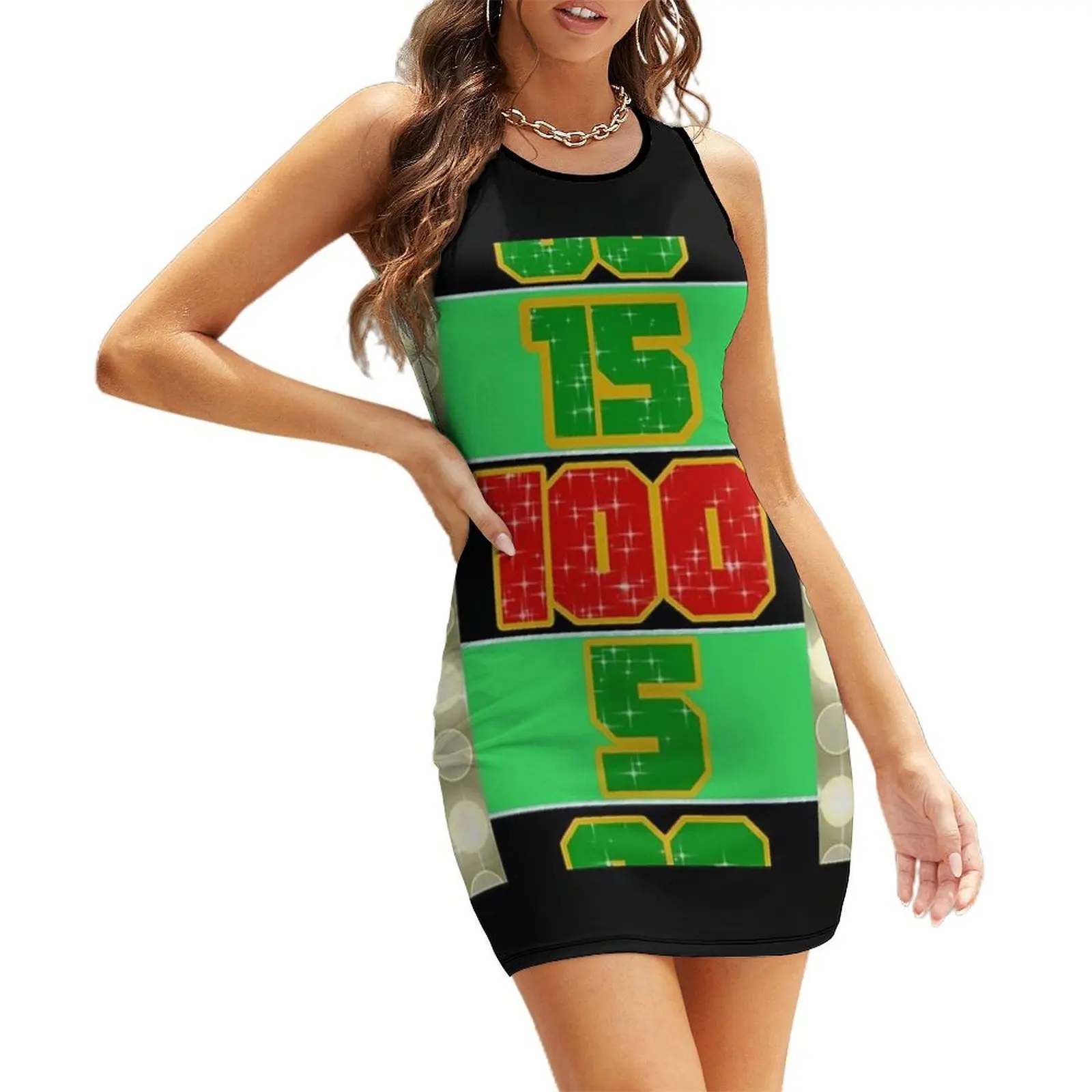 

Gameshow Wheel Lazy Halloween Costume Sleeveless Sundress dresses summer dress women summer