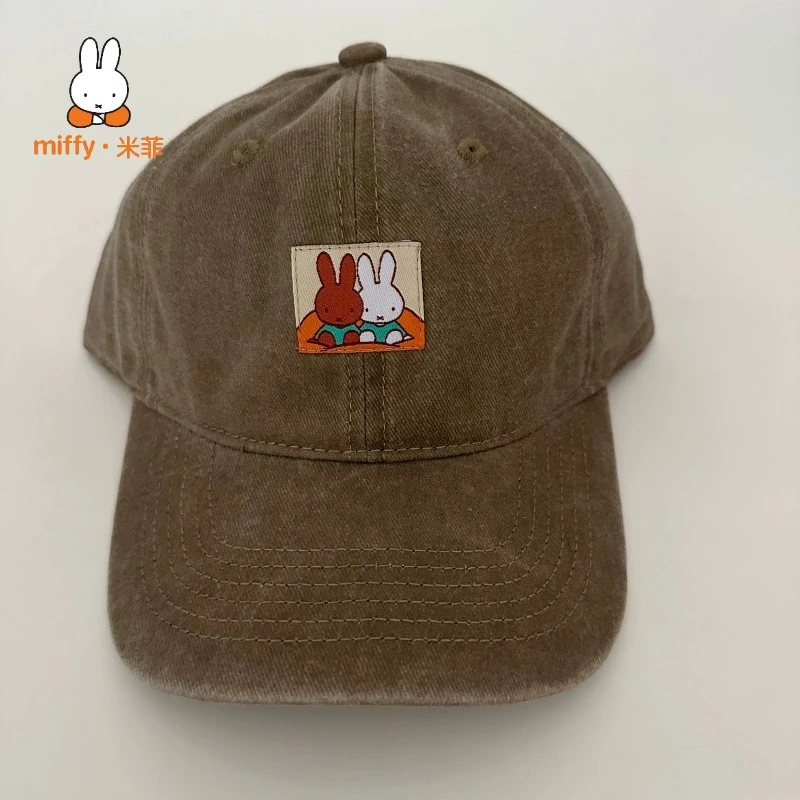 

Кепка Miffy, модная шляпа для альпинизма, защита от солнца, регулируемый размер, праздничный подарок для мальчиков и девочек