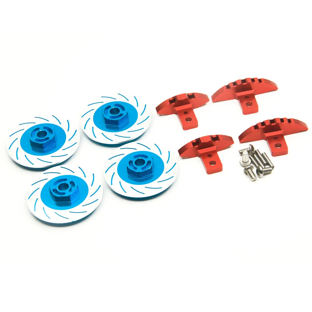 MIBIDAO 4Pcs/lot Aluminum Sport Edition Brake Disc For 1/10 3Racing Sakura D3 D4 RC Drift Car Upgrade Parts