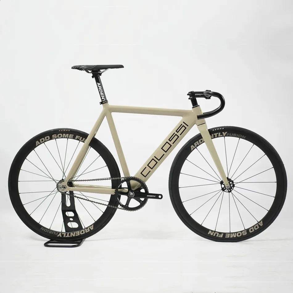 Colossi-fixed gear bike,muscula aluminum frame with carbon fork,single speed, Ardently wheelset ,hollowtec crank,fixie bicycle