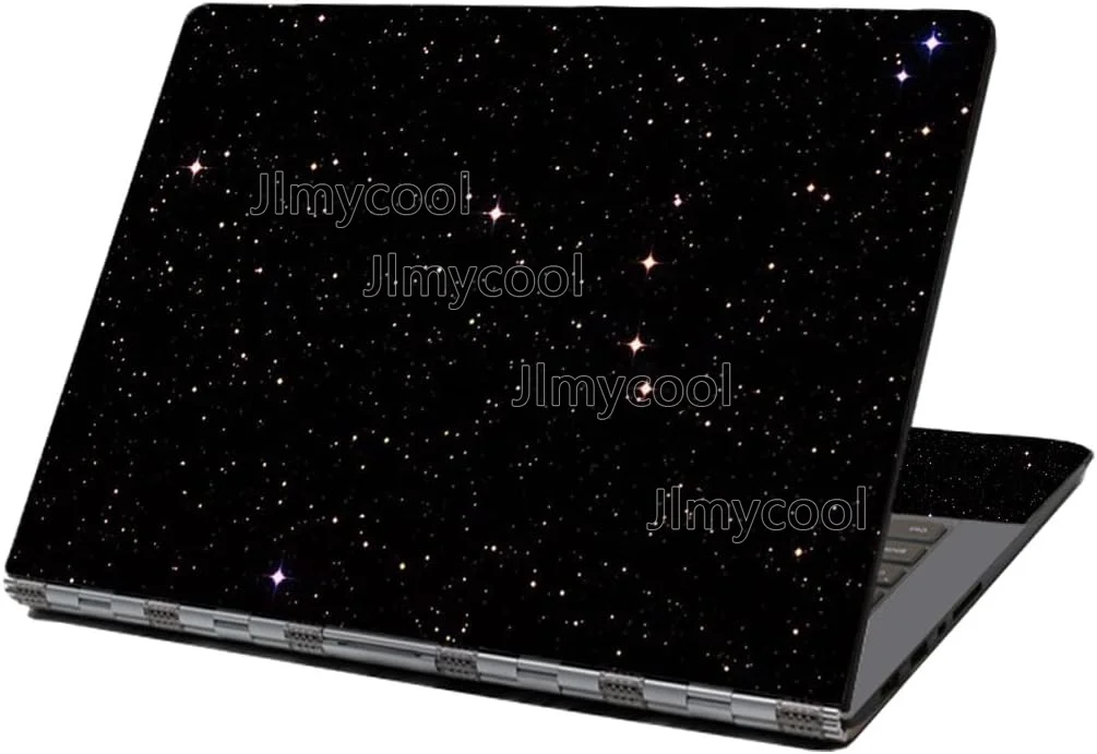 Black Night Star Field Printed Laptop Protective Vinyl Skin Removable Anti Scratch Decal Fit All Universal Notebook Anti Wear