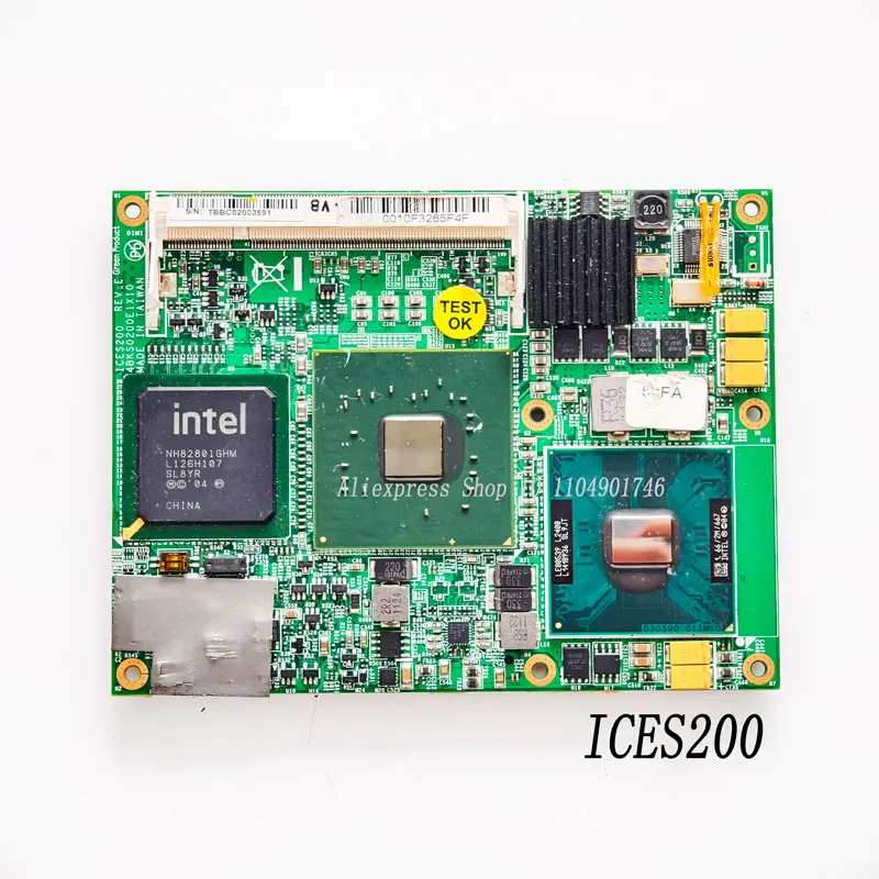 

For ICES200 REV:E Embedded Industrial Control Motherboard 4BKS0200E1X10 Test Work