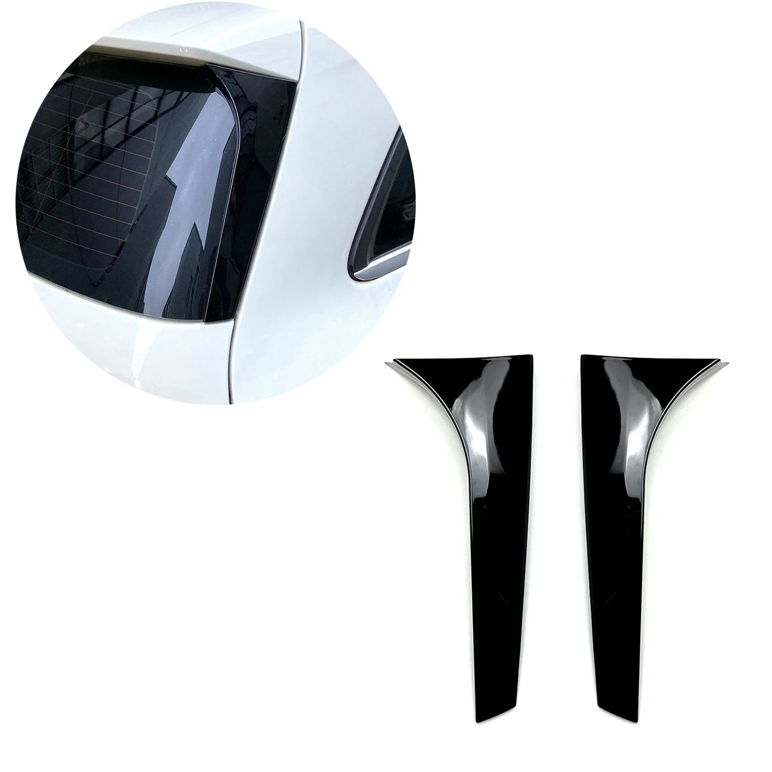 

BB-заднее боковое крыло, спойлер на крышу, наклейки, накладка, глянцевый черный для Mercedes Benz B Class B180 B200 W246 2012-2018