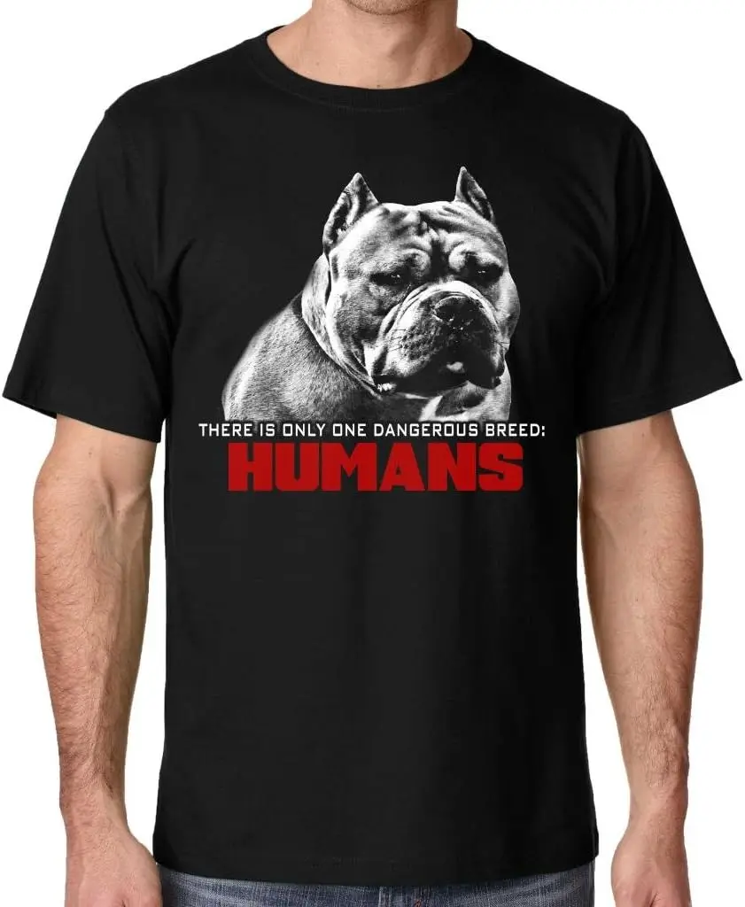 American Bully Supply Company Men's Pitbull Dangerous Breed Tee Shirt