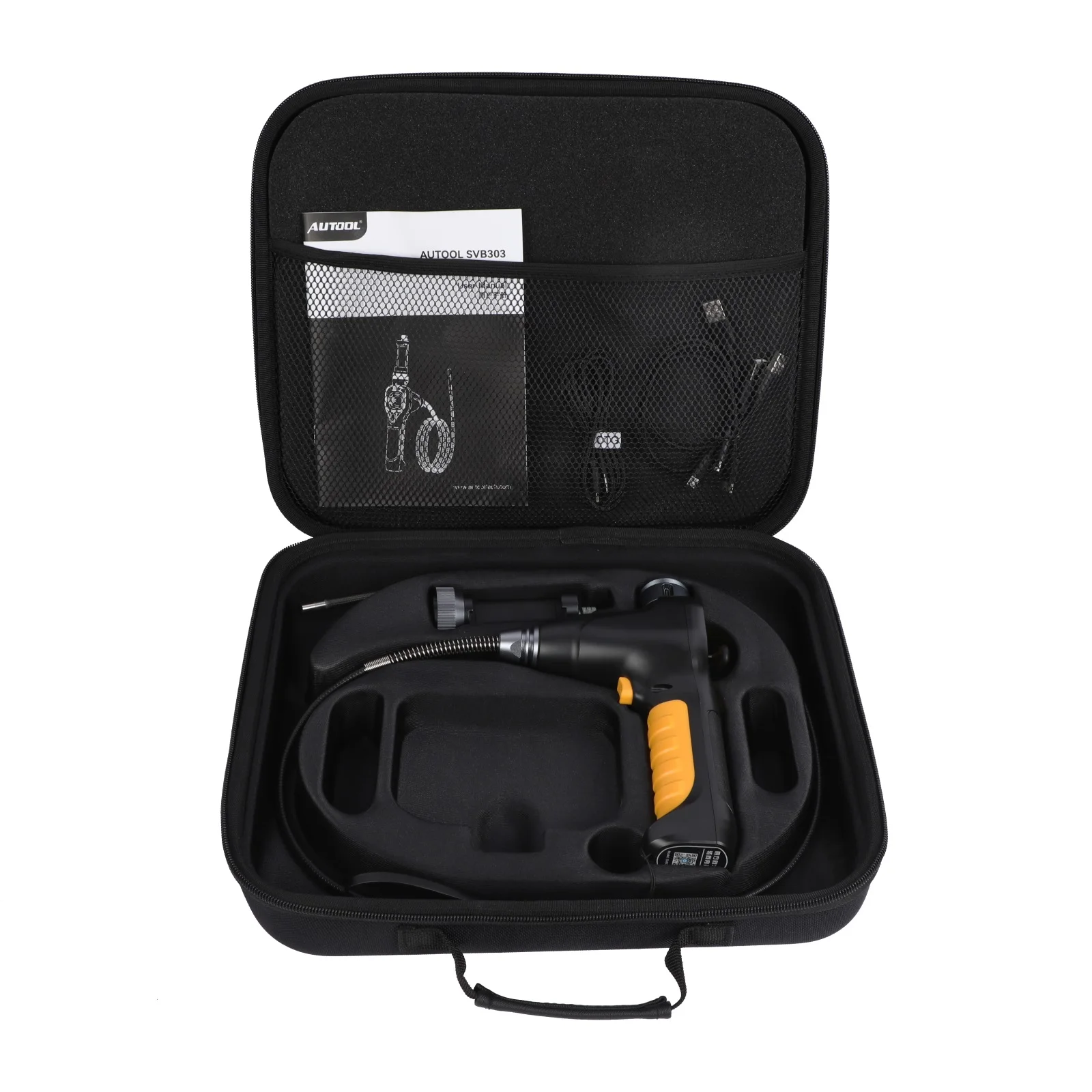 AUTOOL SVB303 Car Hd Automotive Endoscopic Endoscope Camera for Mobile With Handle Monitor Light Source