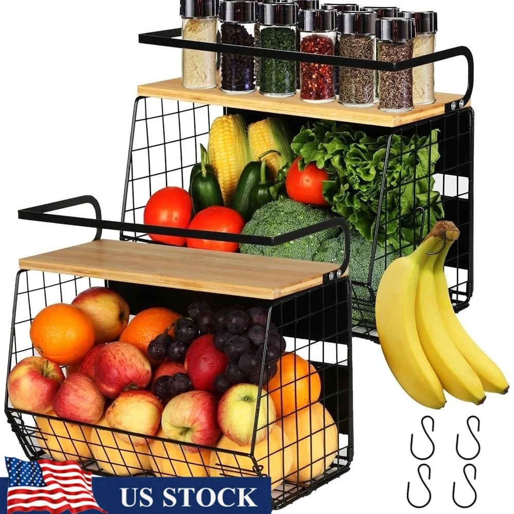 

Магнитная полка, органайзер для холодильника, деревянная крышка, контейнеры для хранения фруктов и овощей, универсальный контейнер для кухни, ванной комнаты, офиса