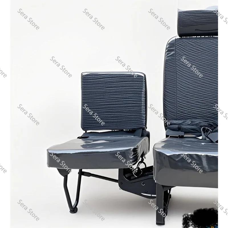 Car wall-mounted guide chair bus folding seat passenger car rollover folding seat, side seat additional accessories, flap chair