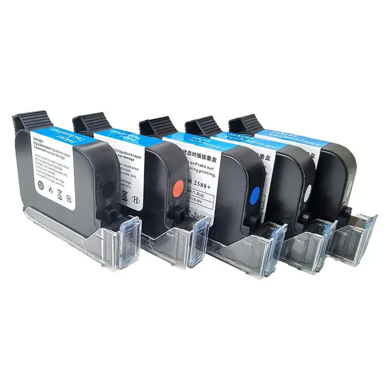 Top 25.4mm Water-proof Solvent Ink Cartridge For Handheld Inkjet Printer