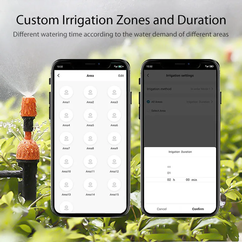 16 Zone Smart Garden Watering Controller WiFi Irrigation Timer 16 Way Water Solenoid Valve Programmable Water Sprinkle Systems