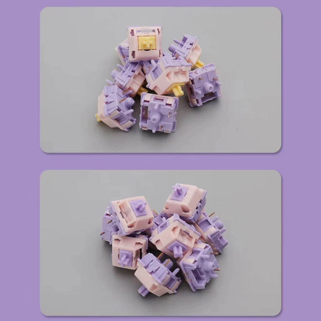 ‌MMD Princess V2 DIY Hot Swap Switches: Linear/Tactile HIFI Sound Lubricated Gaming Keyboard Kit